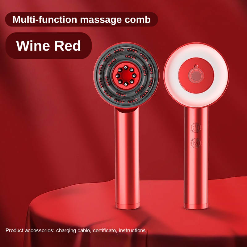 Rechargeable Hair Scalp Massager Comb – Detangle, Relax & Nourish