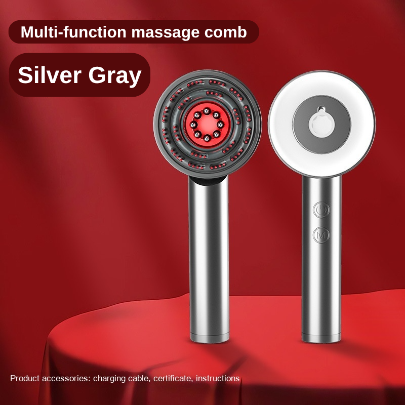Rechargeable Hair Scalp Massager Comb – Detangle, Relax & Nourish